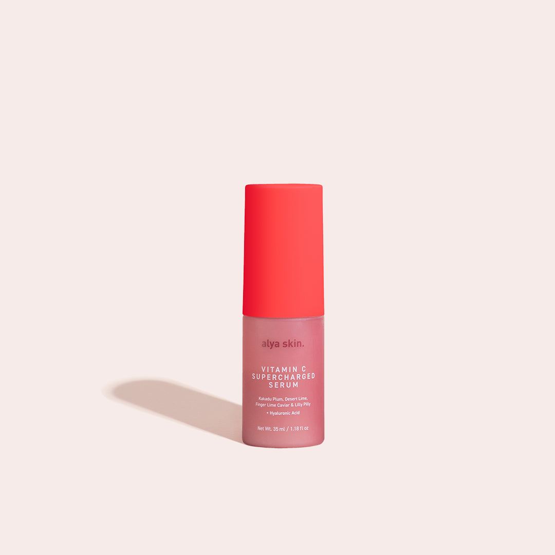 Vitamin C supercharged serum product image for hydrated and brighter skin.
