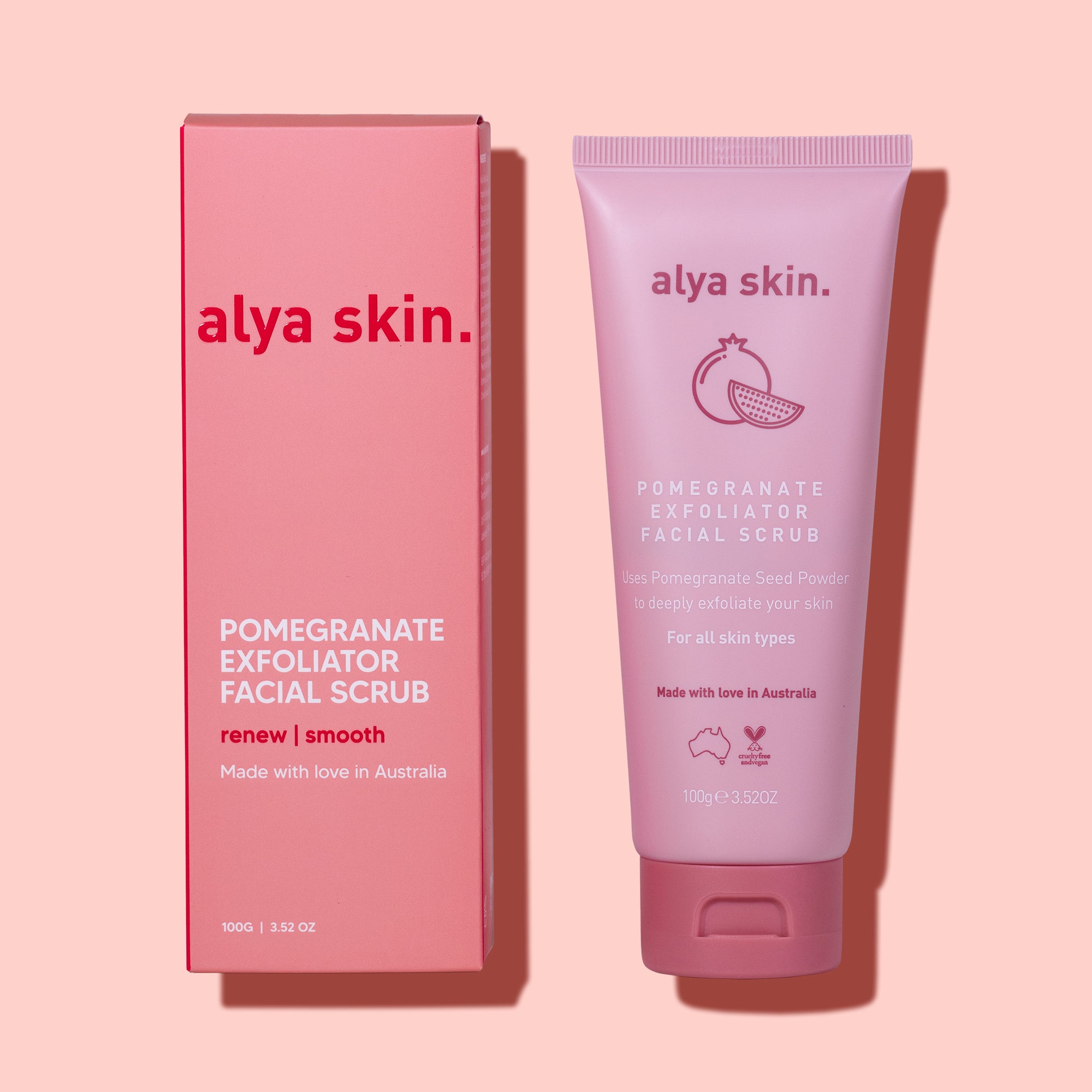 Pomegranate Facial Exfoliator Alya Skin AUS
